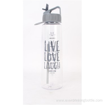 800mL Single Wall Water Bottle With Straw